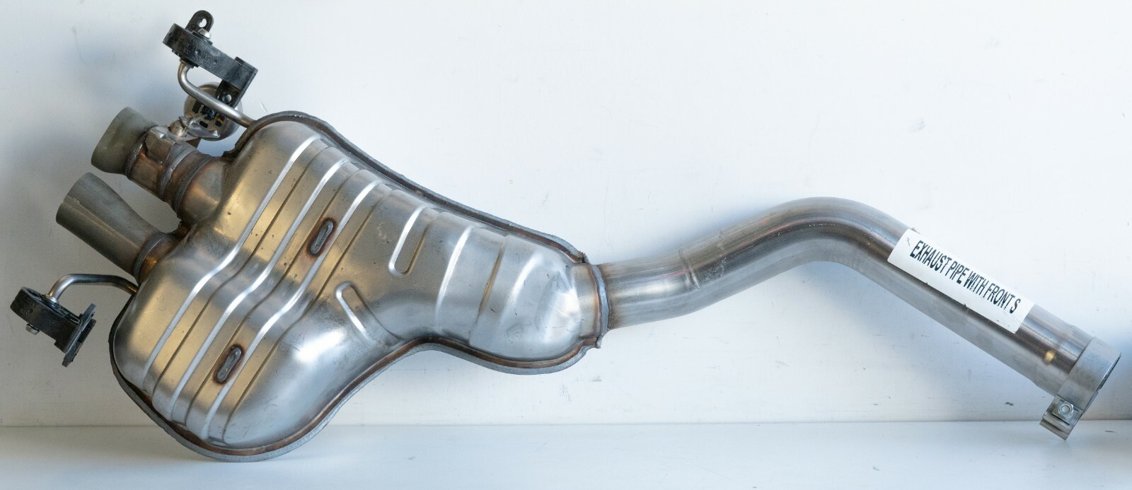 Bentley Continental GT GTC SS 2003-2011 Exhaust Muffler with Flap Actuator Front - Image 2