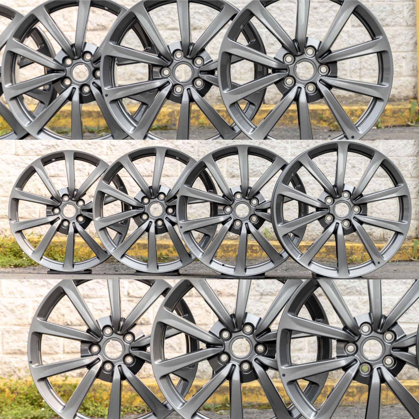 Aston Martin DB9 Vantage S 19" inch rim OEM Genuine Original Lightning Wheel Set – Image 3