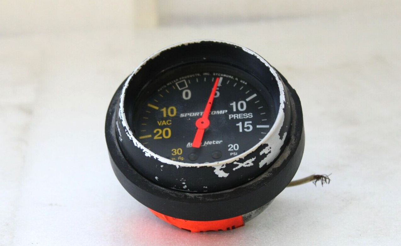 Auto Meter Sport-Comp Vacuum Boost Gauge – Image 2