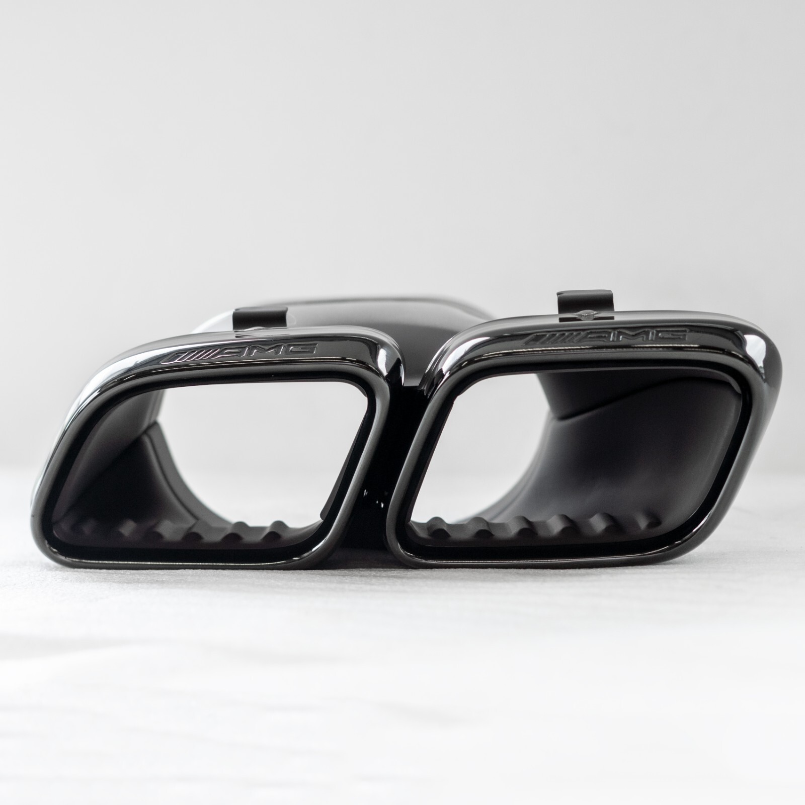 Mercedes C63 C63s GLC63 GLC63s AMG Exhaust tip SET OEM 2016 2017 2018 Black - Image 3