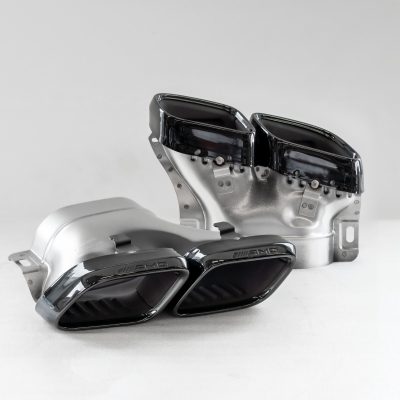 Mercedes C63 C63s GLC63 GLC63s AMG Exhaust tip SET OEM 2016 2017 2018 Black