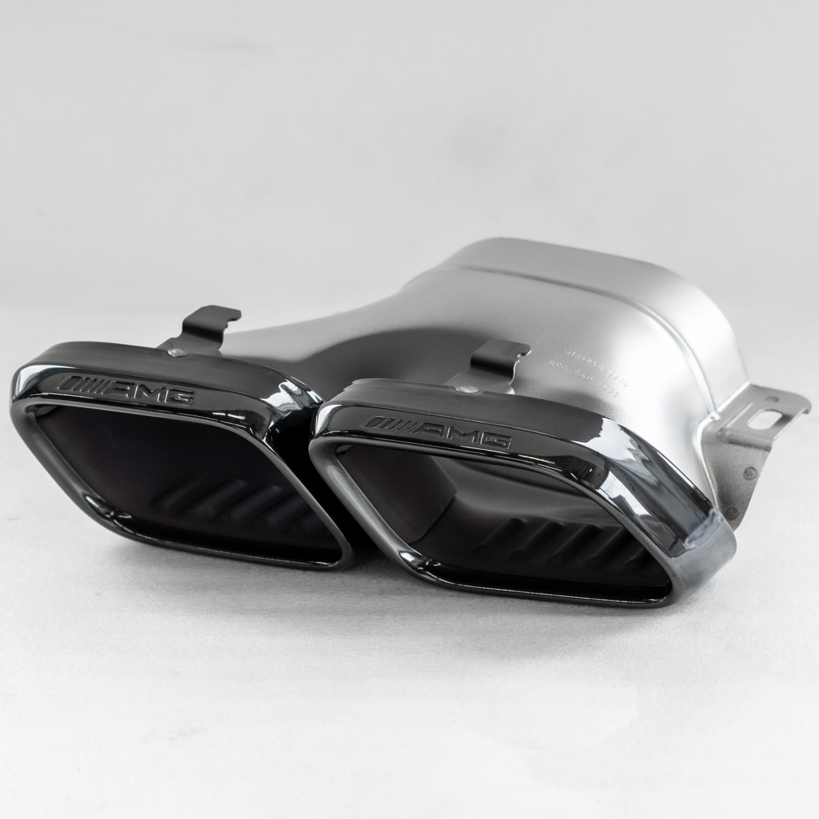 Mercedes C63 C63s GLC63 GLC63s AMG Exhaust tip SET OEM 2016 2017 2018 Black - Image 14