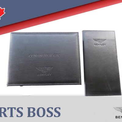 Bentley Continental GTC OEM Owner's Manual in FRENCH Complete Set