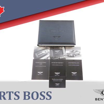 Bentley Continental GTC 2003-2005 2006 2007 2008 2009 OEM Owner's Manual French