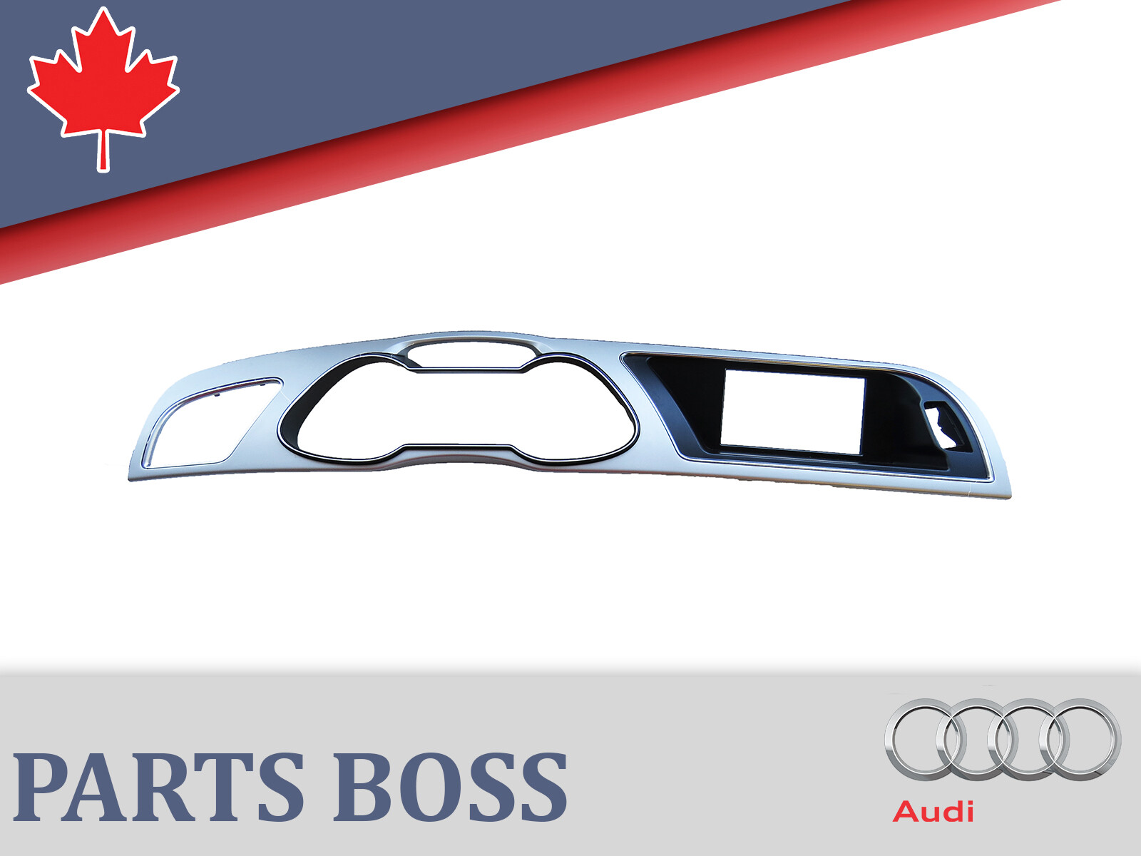 Audi A4 Quattro allroad S4 2015-2016 OEM Instrument Cluster Dashboard Trim Panel
