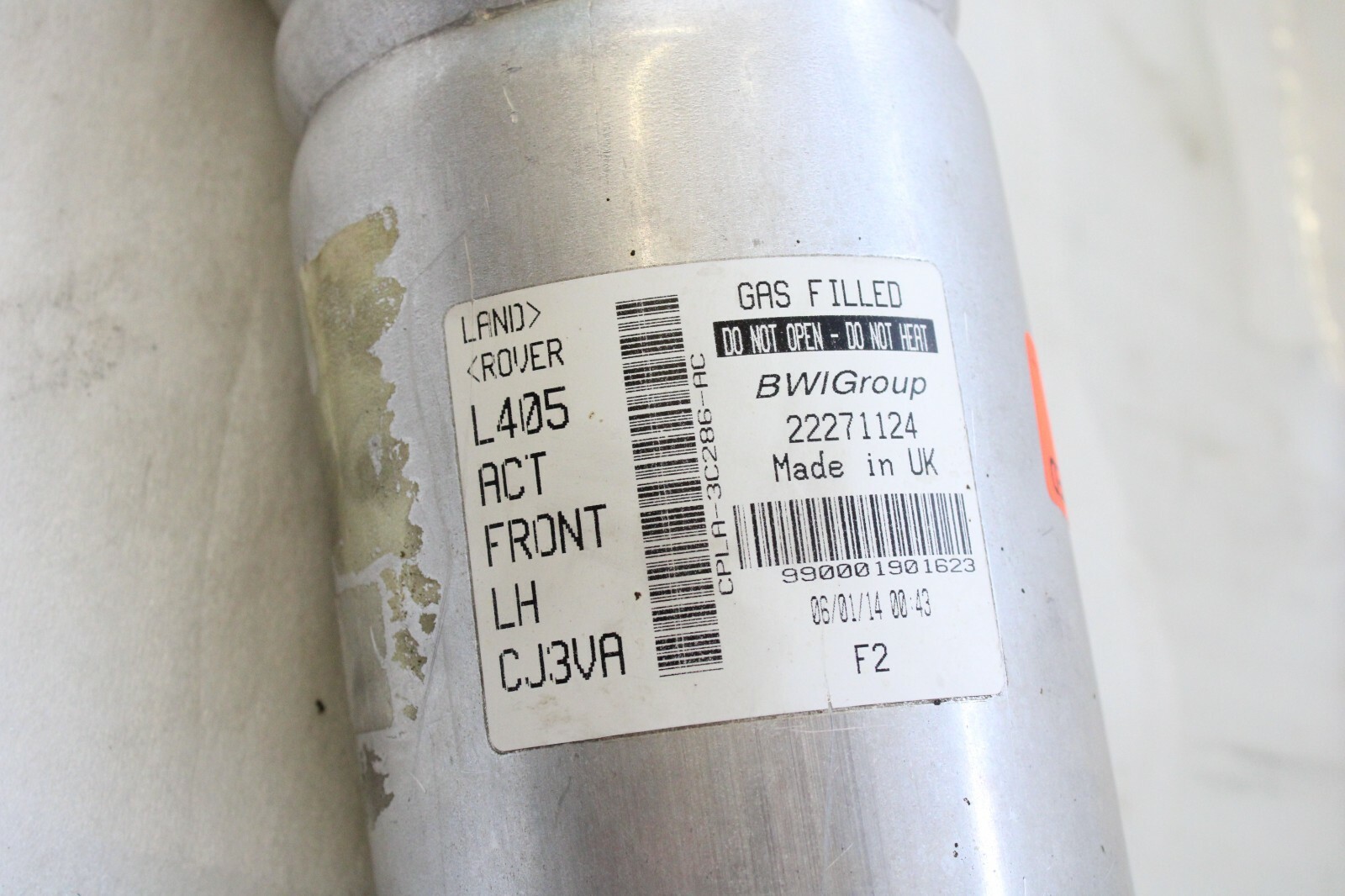 Range Rover L405 2012+ OEM Front Air Spring CPLA3C286 CPLA3C285 - Image 11