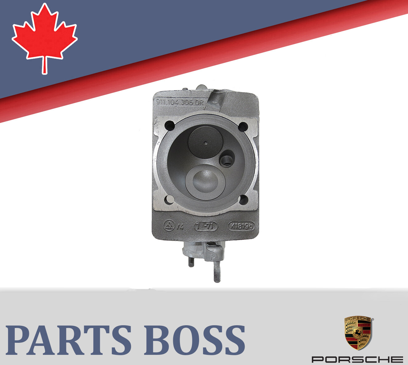 Porsche 911 1970 1971 1972 1973 OEM Cylinder Heads 9111043060R 9641042951R