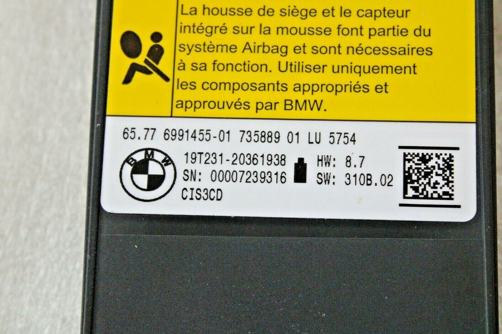 BMW 2016-2024 OEM Seat Air Bag Sensor Front Lower - Image 8
