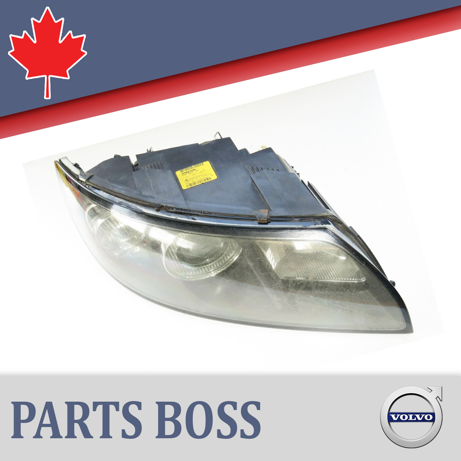 Volvo S40 V50 2004-2007 OEM Headlight Halogen Front Right (Passenger Side)