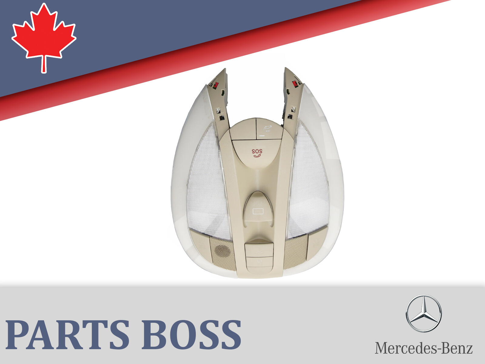 Mercedes E320 E350 2002-2004 2005 2006 2007 2008 2009 OEM Dome Light And Switch
