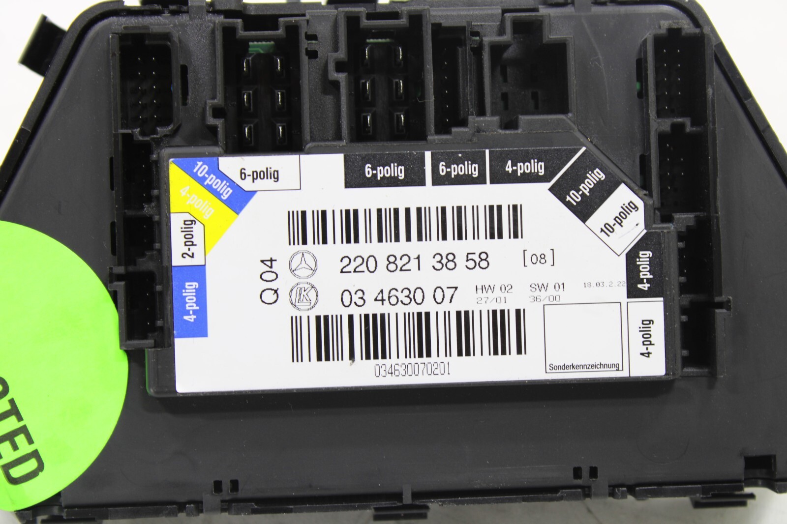Mercedes S430 S500 S55 AMG S600 2000-2002 OEM Power Seat Control Switch Front RH - Image 13