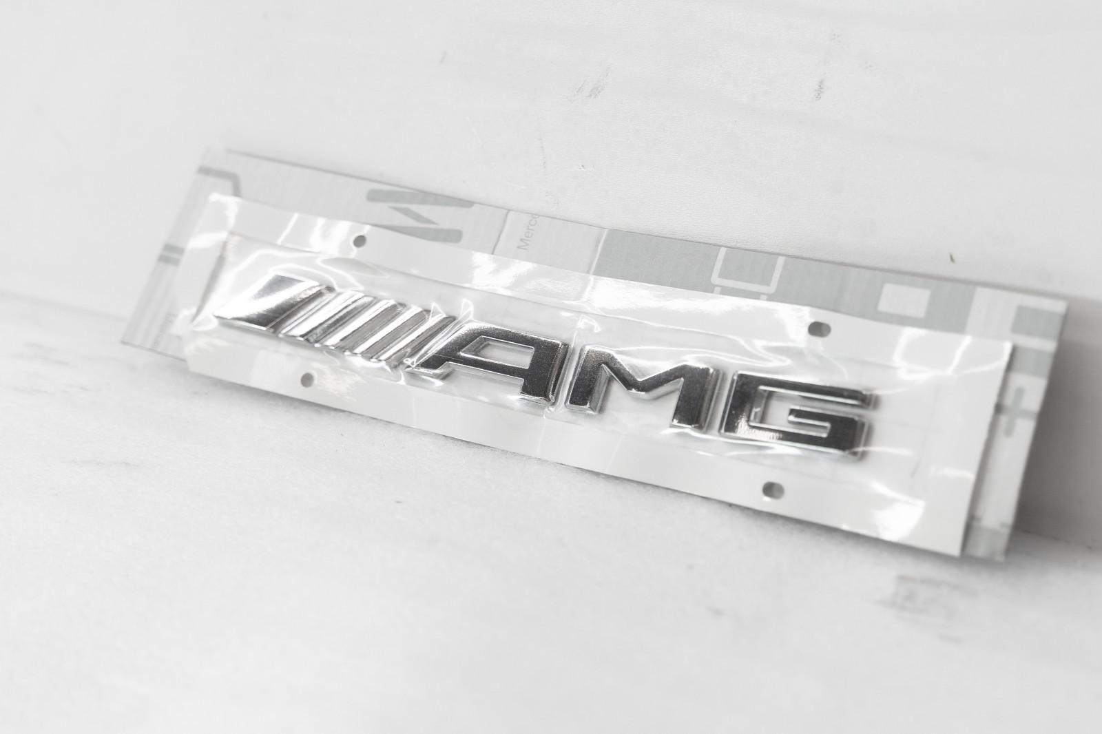 Mercedes C43 AMG Boot Trunk Lettering Genuine OEM 2017-2022 Chrome - Image 6