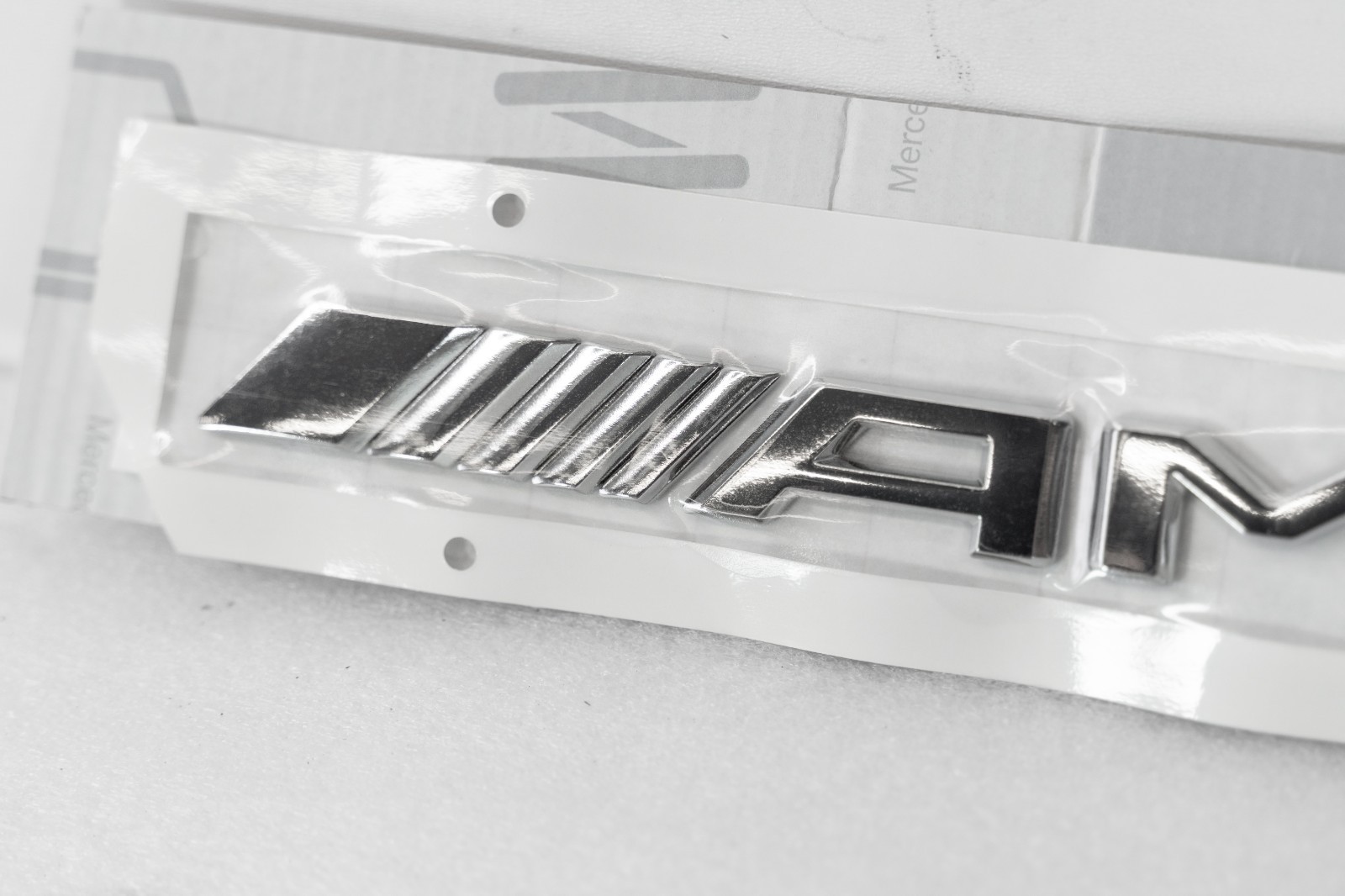Mercedes C43 AMG Boot Trunk Lettering Genuine OEM 2017-2022 Chrome - Image 9