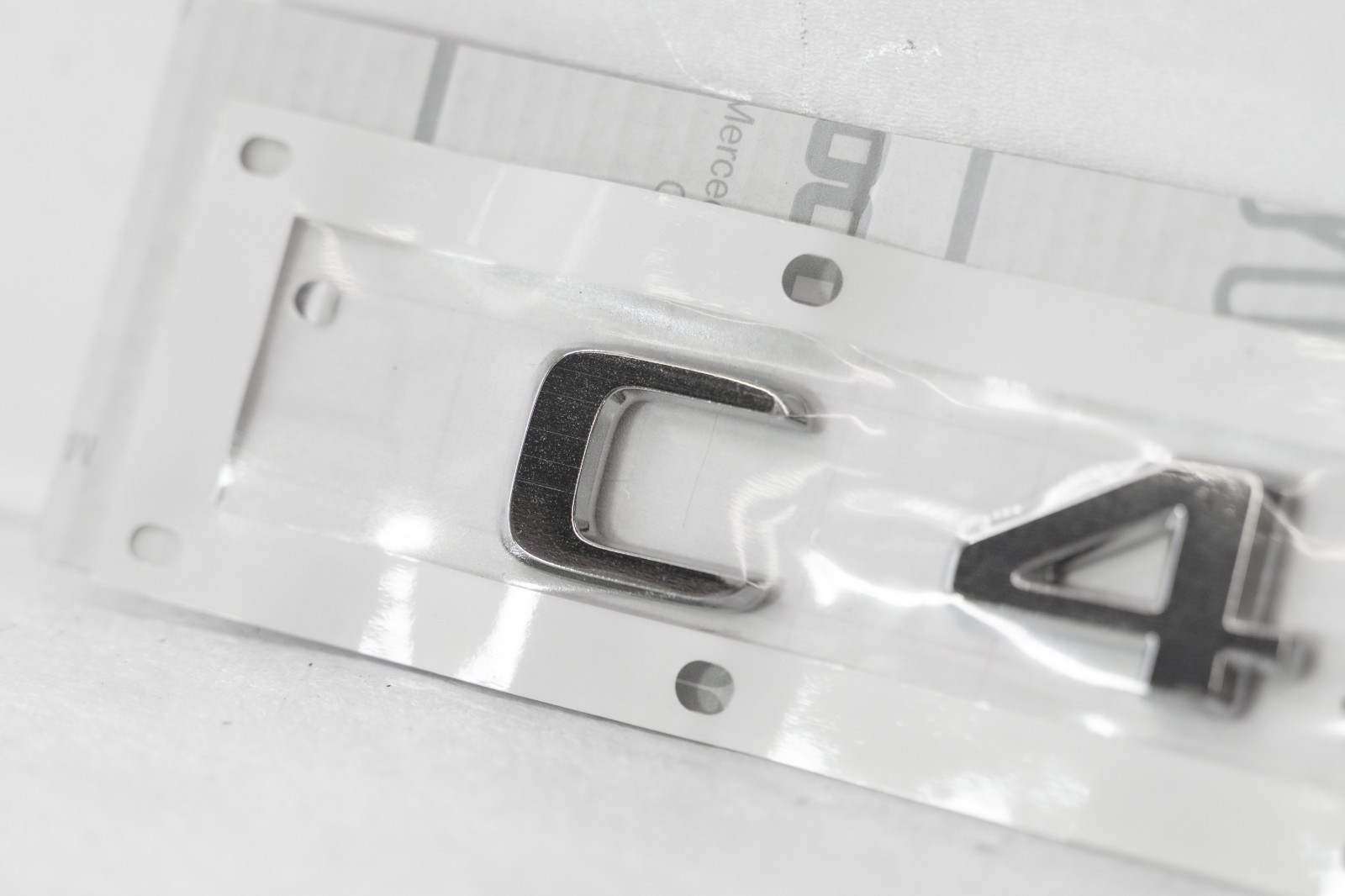 Mercedes C43 Boot Trunk Lettering Genuine OEM 2017-2022 Chrome - Image 5