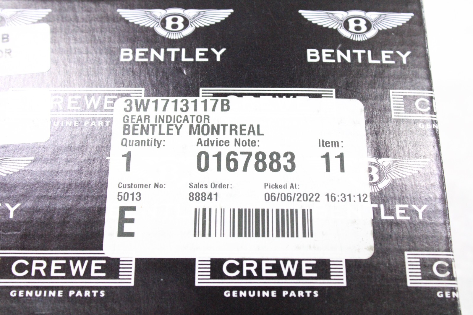 Bentley Continental GT GTC 2011-2019 OEM New Gear Indicator Plate Cover Silver – Image 14