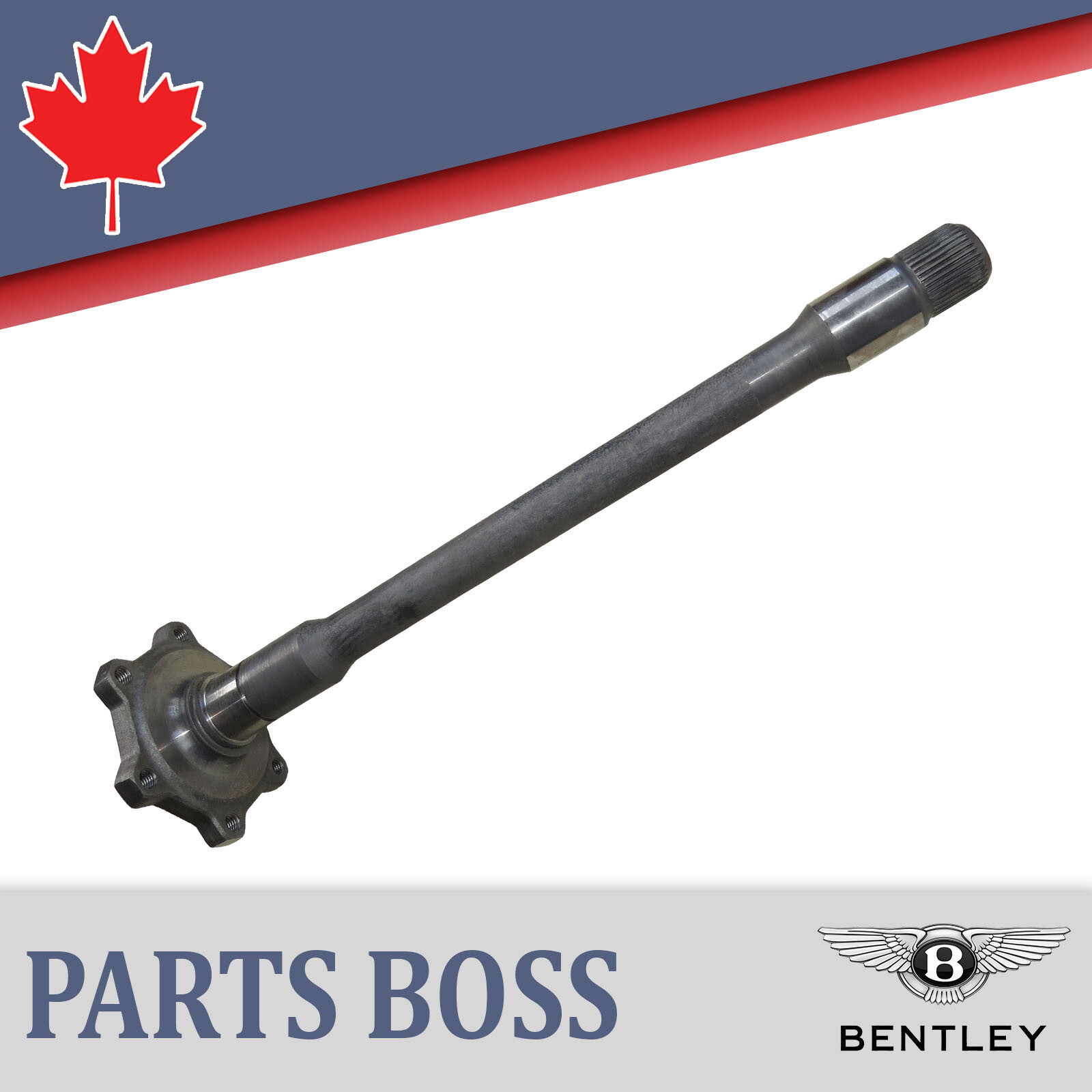 Bentley Continental 2011-2018 OEM NEW Front Axle Differential Flange Shaft