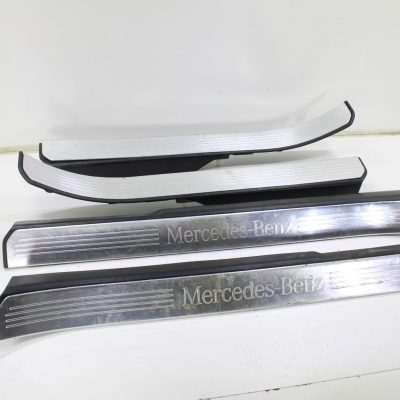 Mercedes S350 S400 S550 S600 2007-2013 OEM Door Sill Scuff Plate Set of 4