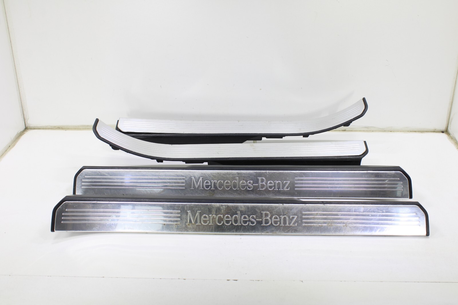 Mercedes S350 S400 S550 S600 2007-2013 OEM Door Sill Scuff Plate Set of 4 - Image 5