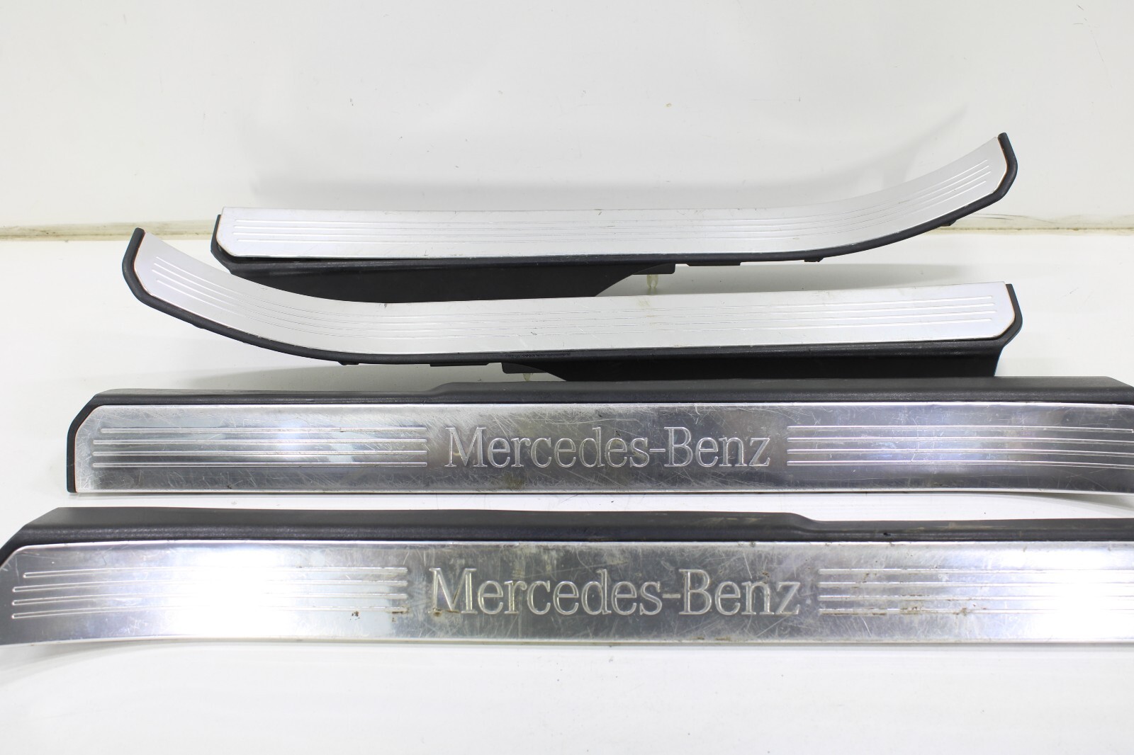 Mercedes S350 S400 S550 S600 2007-2013 OEM Door Sill Scuff Plate Set of 4 - Image 6