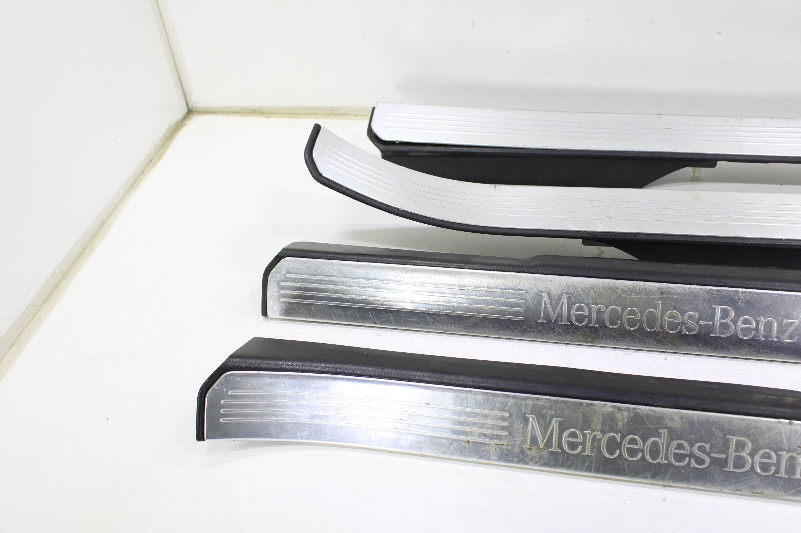 Mercedes S350 S400 S550 S600 2007-2013 OEM Door Sill Scuff Plate Set of 4 - Image 10