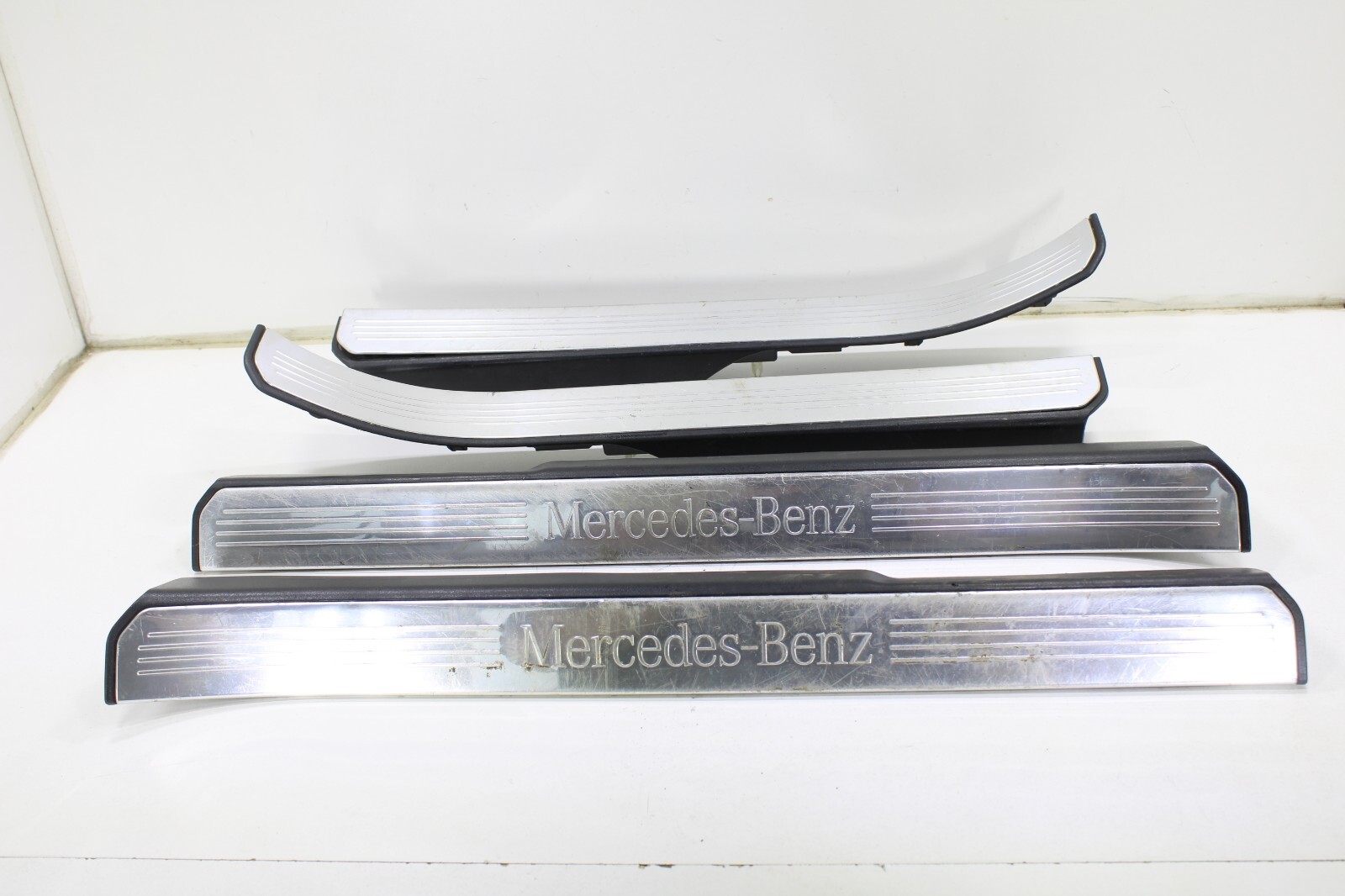 Mercedes S350 S400 S550 S600 2007-2013 OEM Door Sill Scuff Plate Set of 4 - Image 13