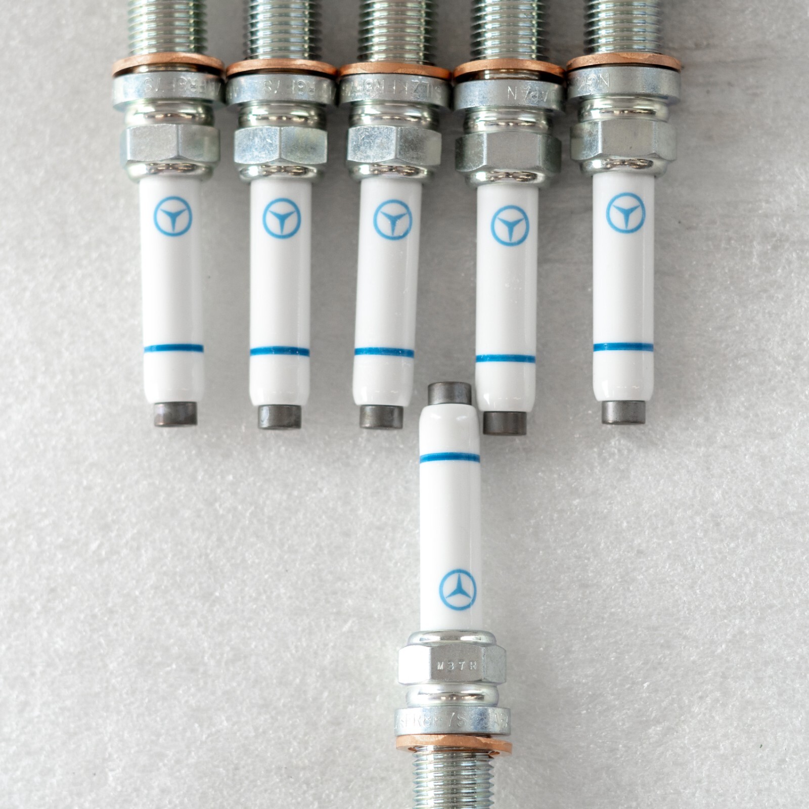 Mercedes C43 C400 E43 GLC43 GLE43 E450 AMG Spark plug set of 6 2015-2023 - Image 5