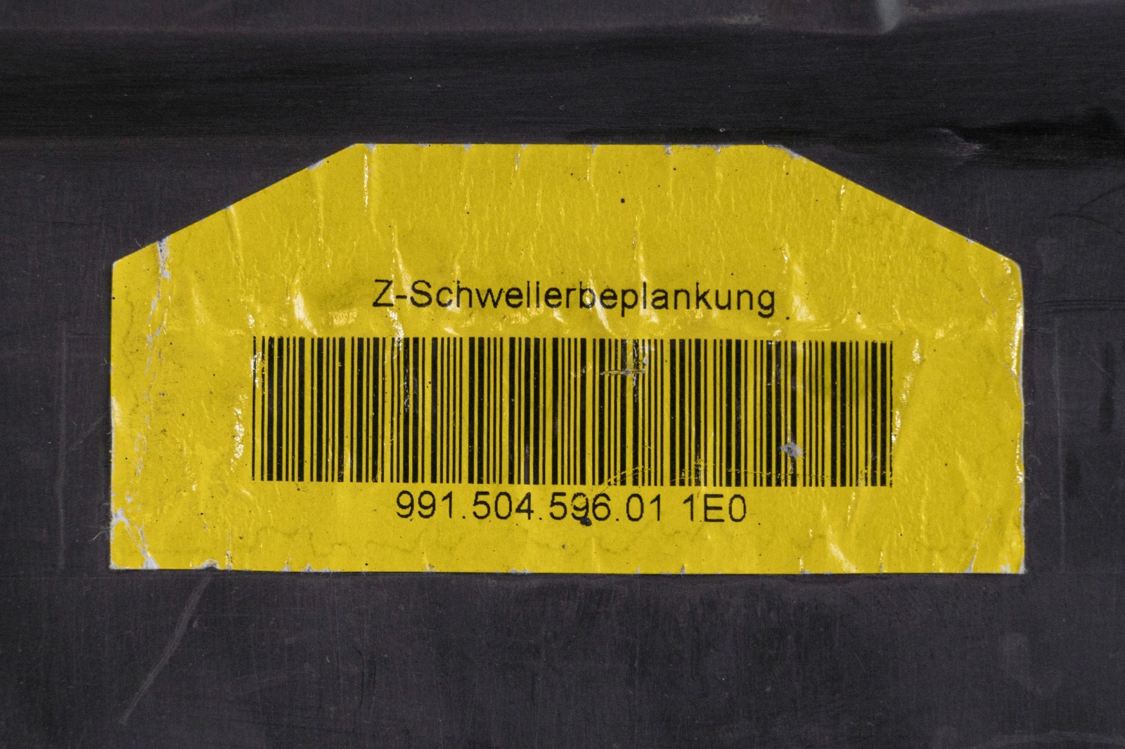 Porsche 911 991 Carrera Turbo RIGHT Side Member Sill Cover Skirt OEM 2014-2020 – Image 18