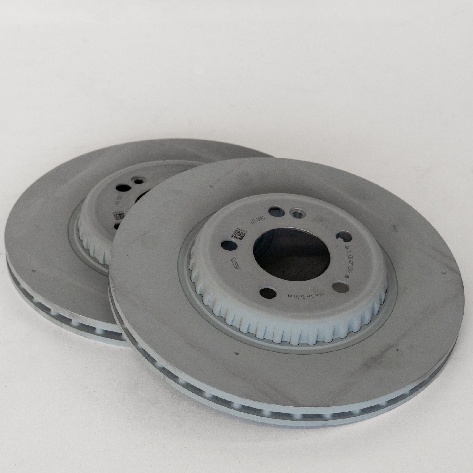 Mercedes REAR Brake Disc Rotor SET C43 C450 GLC300 GLC43 AMG OEM 2016-2023 - Image 6