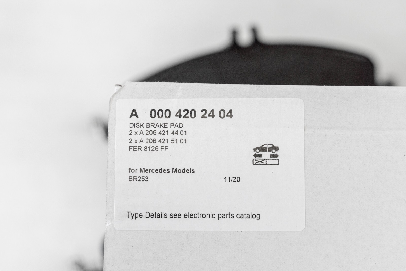 Mercedes GLC300 Front Brake Pad set OEM 2020 2021 2022 2023 Genuine Original – Image 7