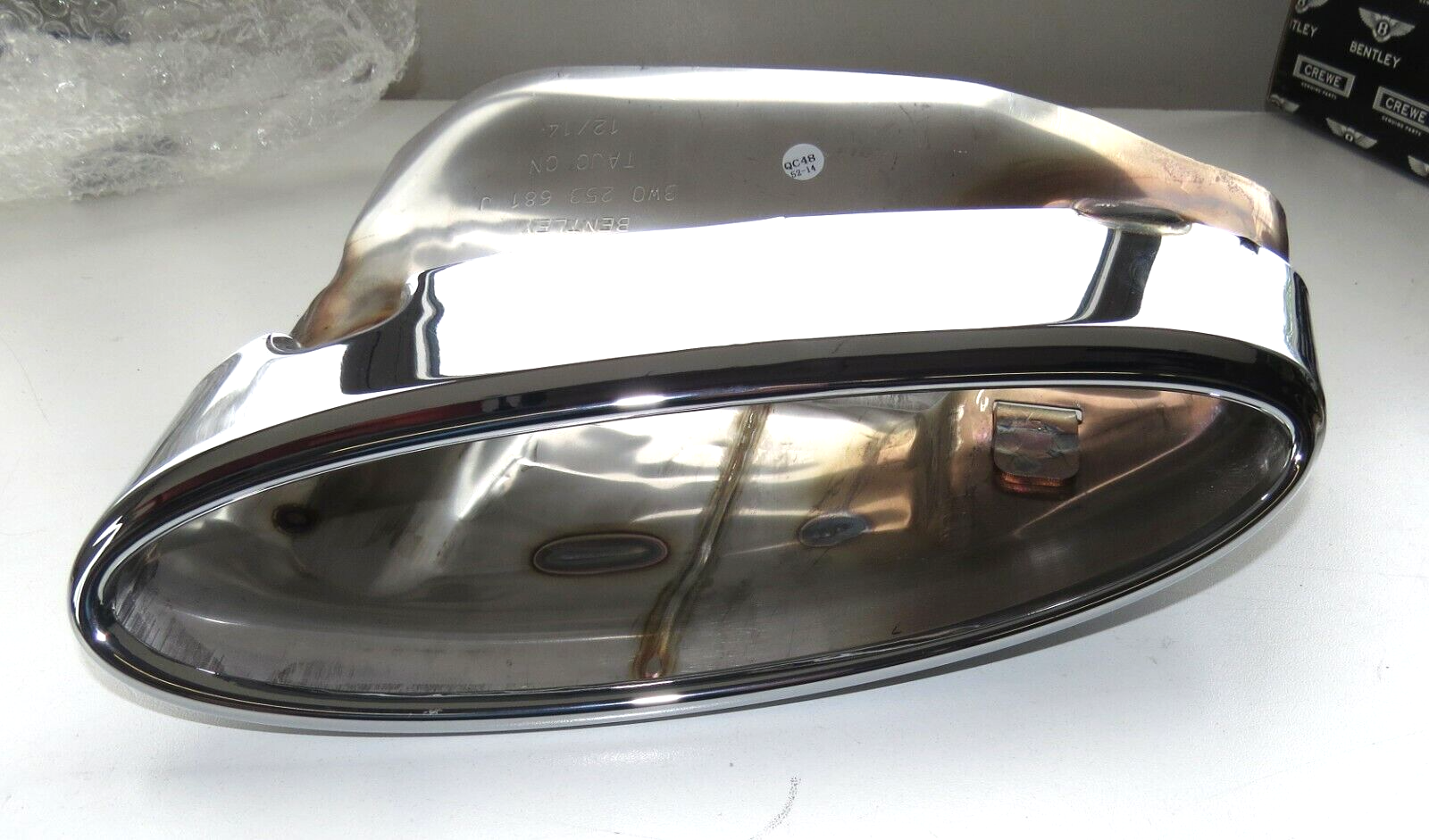 Bentley Continental GT GTC 2011-2018 OEM NEW Exhaust Tail Pipe Tip Trim Rear LH - Image 6