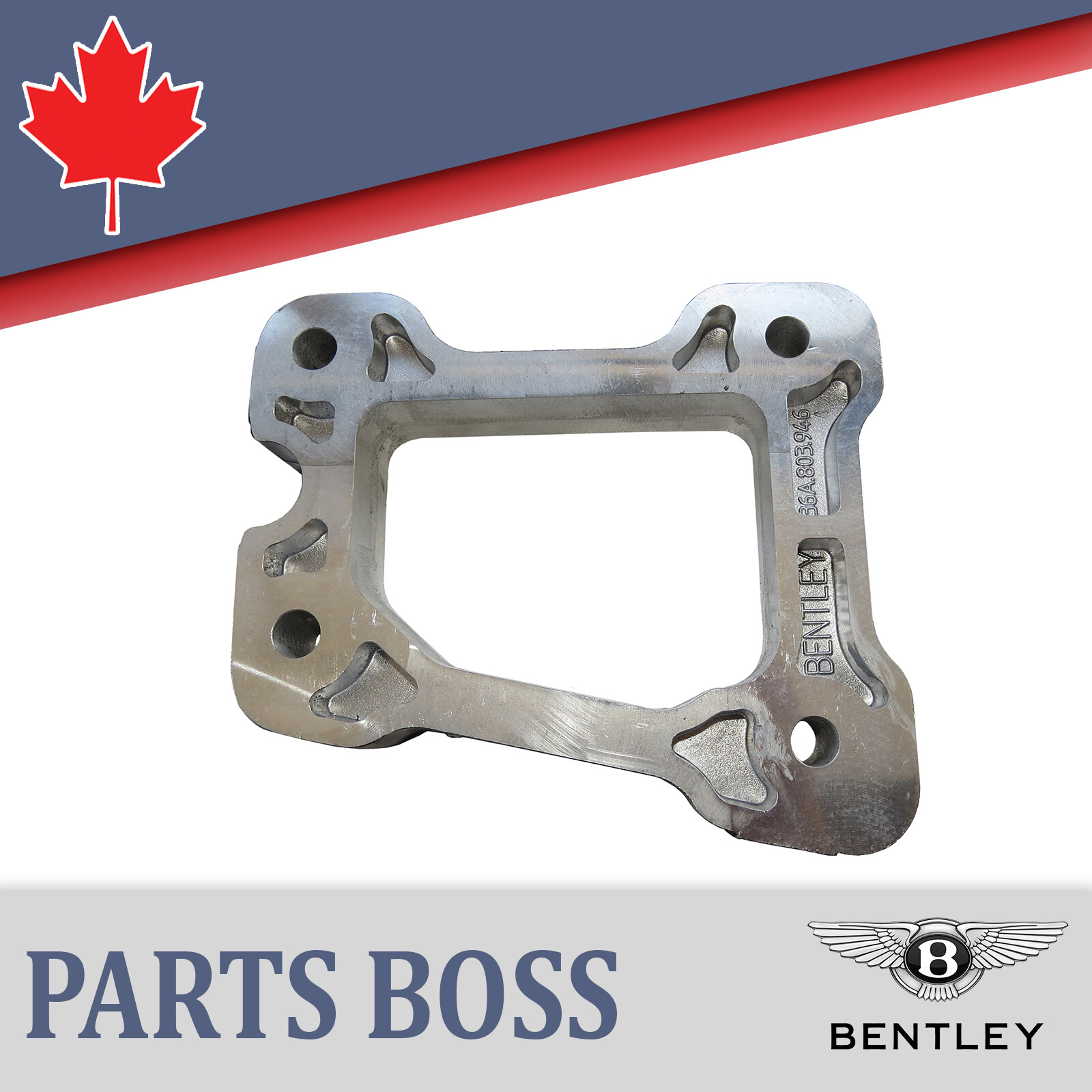 Bentley Bentayga 2017-2020 OEM NEW Tow Hitch Mounting Plate Rear LH