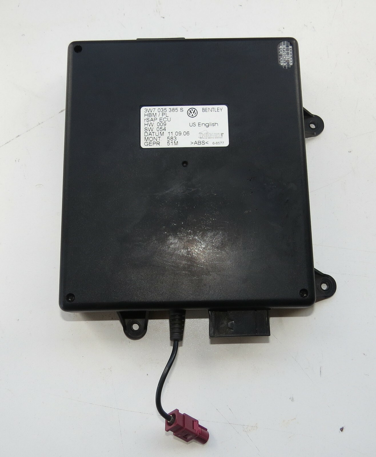 Bentley Continental GT GTC Flying Spur 2010-2018 OEM Telematic Control Module - Image 3