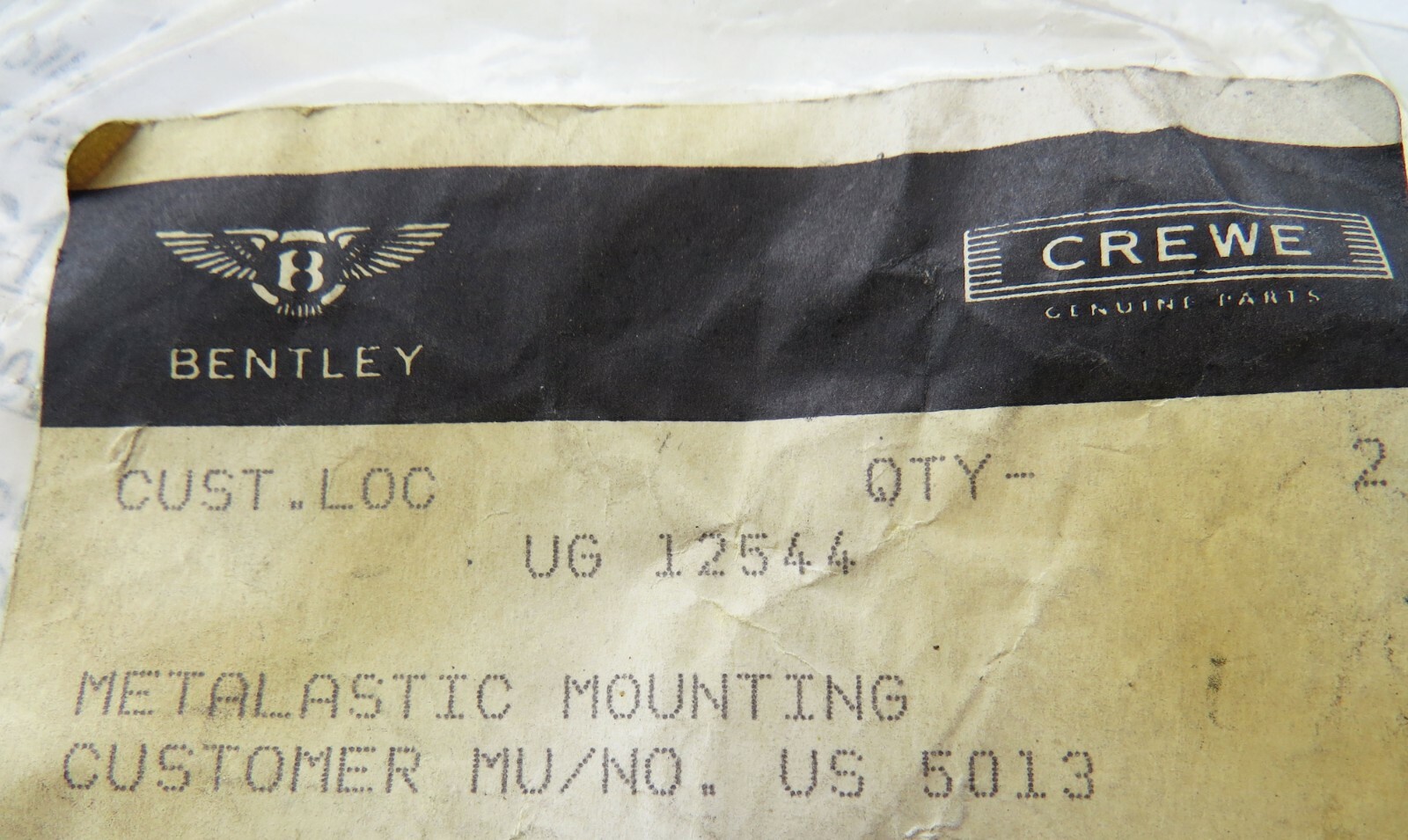 Bentley Rolls Royce 1965-1980 OEM NOS Final Driver Crossmember Mount - Image 9
