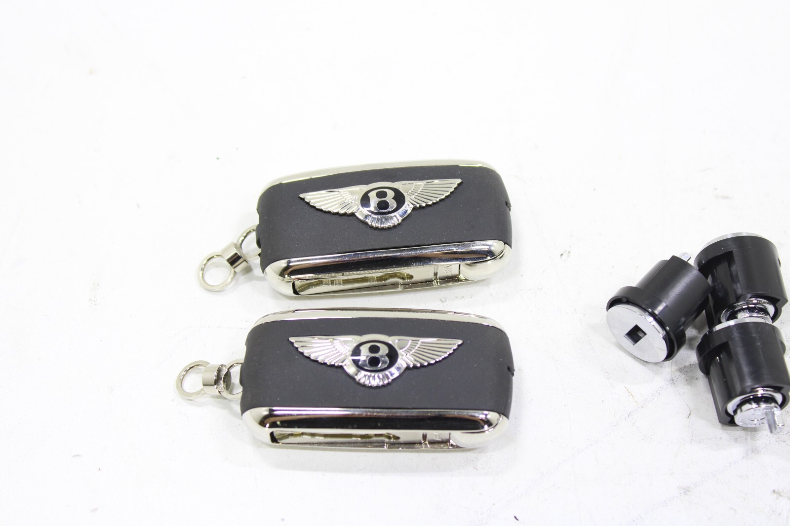 Bentley 2002-2016 OEM 2x New Bentley Cut Keys w/Glovebox & Door Lock Cylinder – Image 3