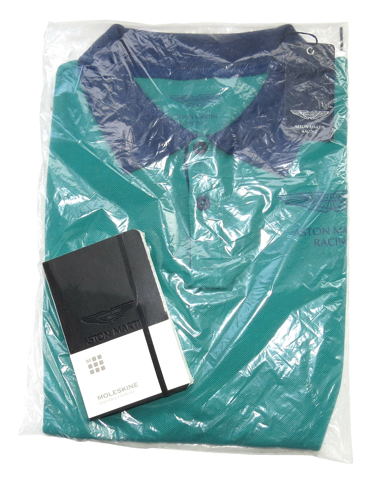Aston Martin OEM NEW Classic Polo Shirt Green SIZE: LARGE – Image 2