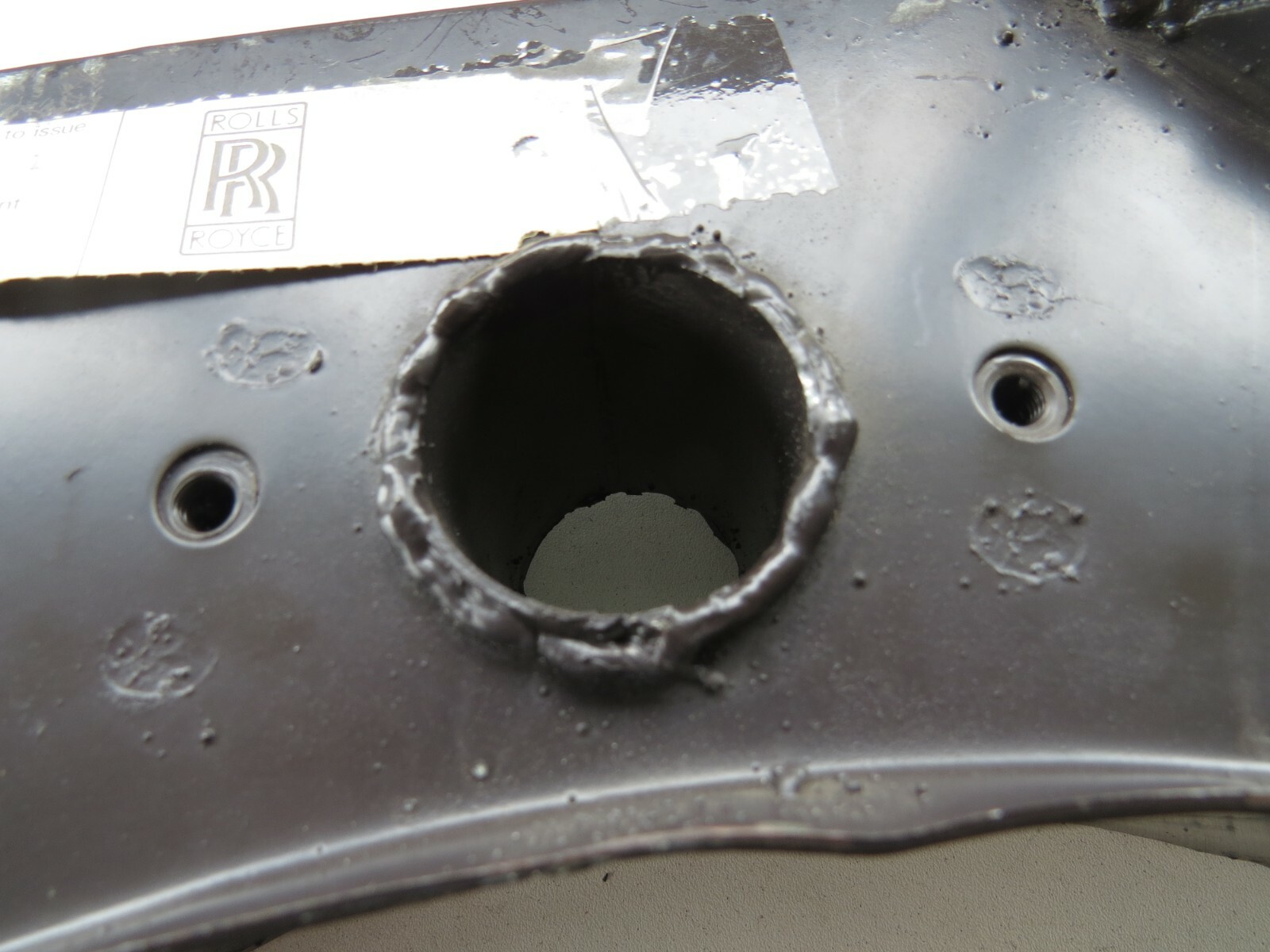Bentley Rolls Royce 1973-1982 OEM Crossmember Gap Plate - Image 3