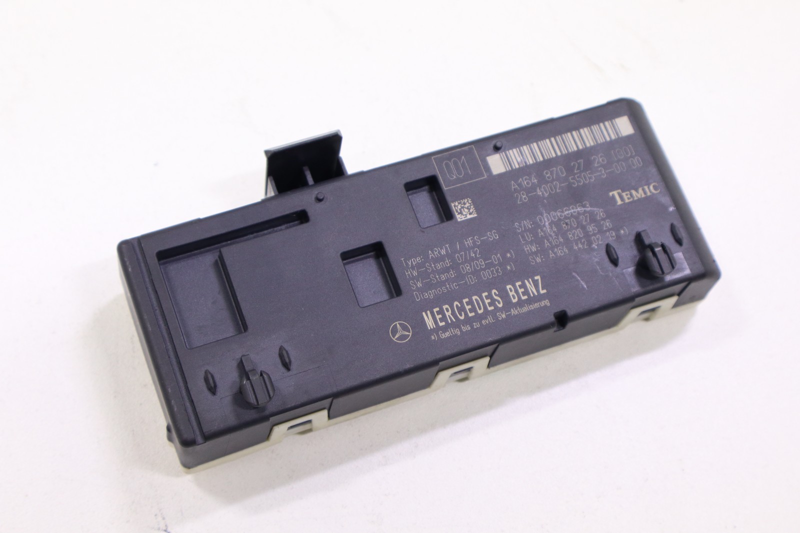 Mercedes W164 X164 W251 2009-2012 OEM Trunk Lid Liftgate Tailgate Control Module – Image 10