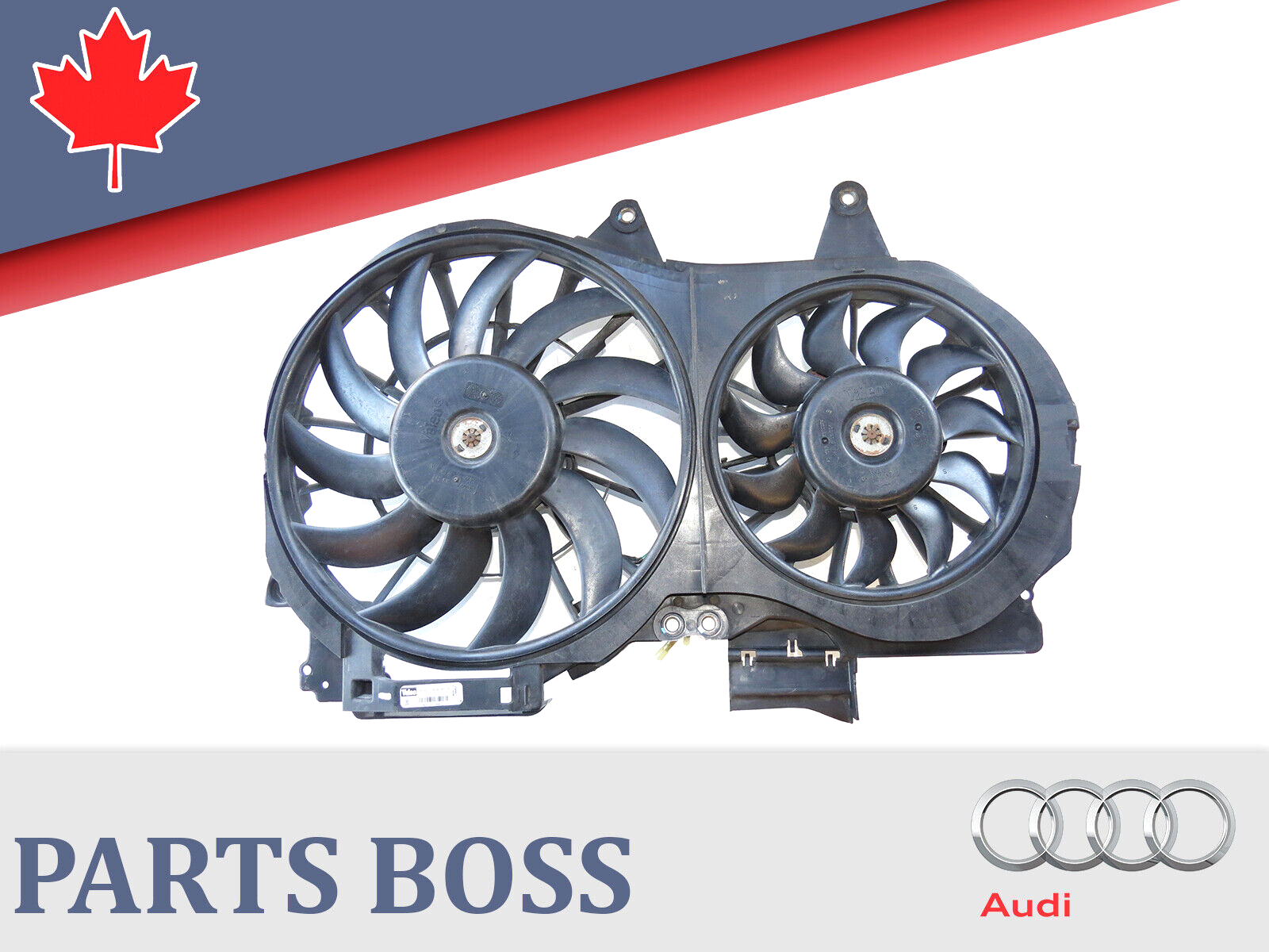 Audi A4 Quattro 2002-2008 OEM Engine Cooling Fan Without Module