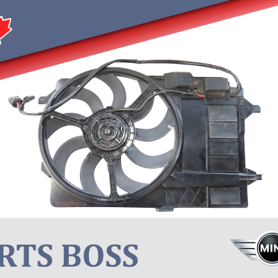 Mini Cooper 2002-2008 OEM Auxiliary Cooling Fan Assembly Radiator Cooling Fan