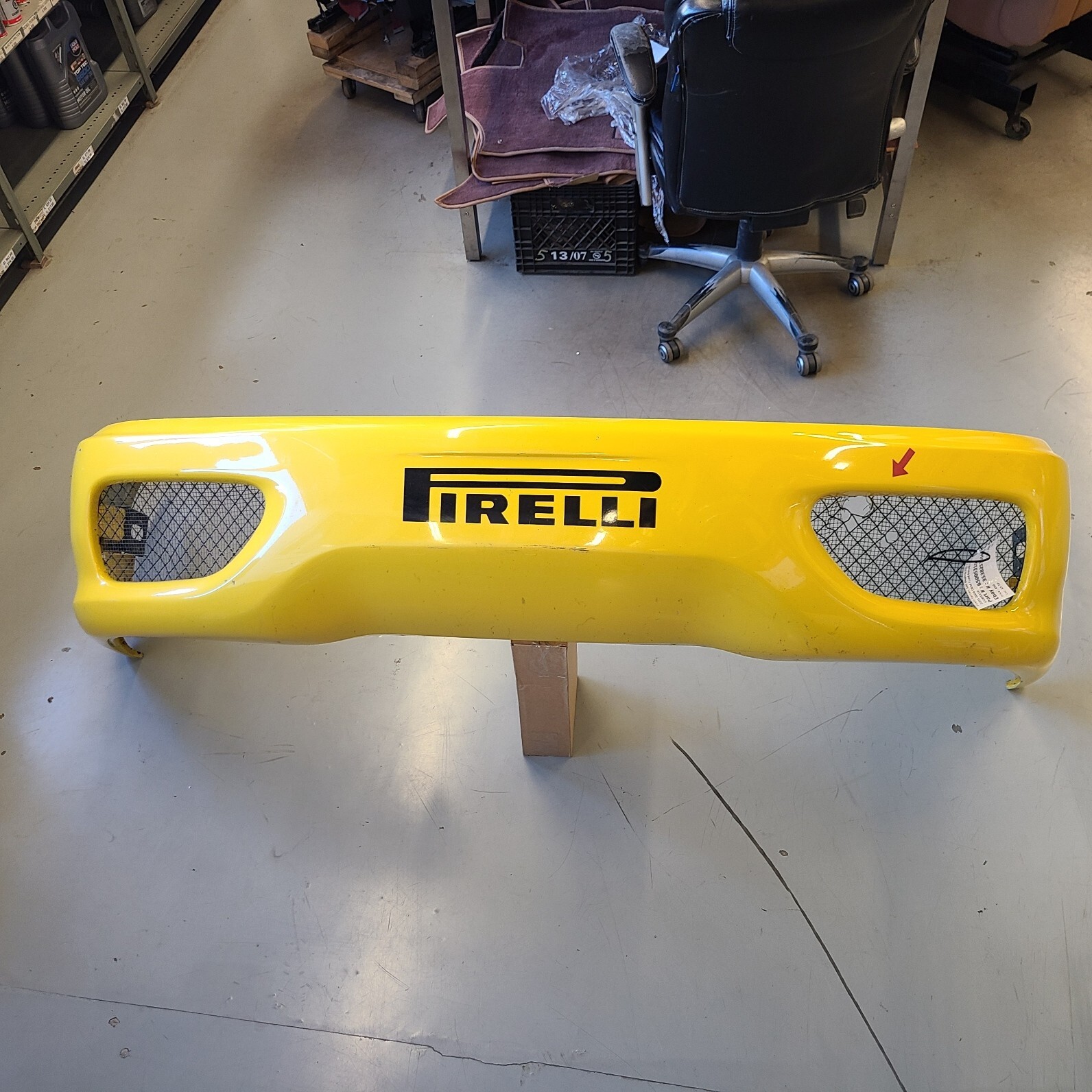 Pirelli Ferrari 360 Modena Spider 2001 2002 2003-2008 OEM Front Bumper Yellow