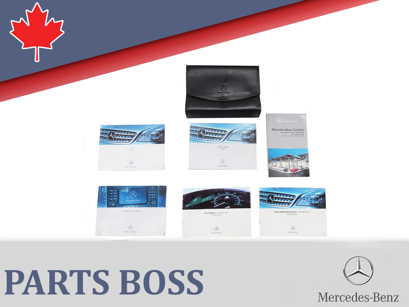 Mercedes-Benz M R-Class 2006 OEM Owners Manual Set w/Case