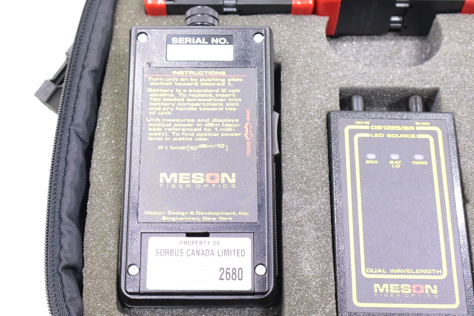 Meson Fiber Optics Power Meter & Source Testing Kit – Image 12