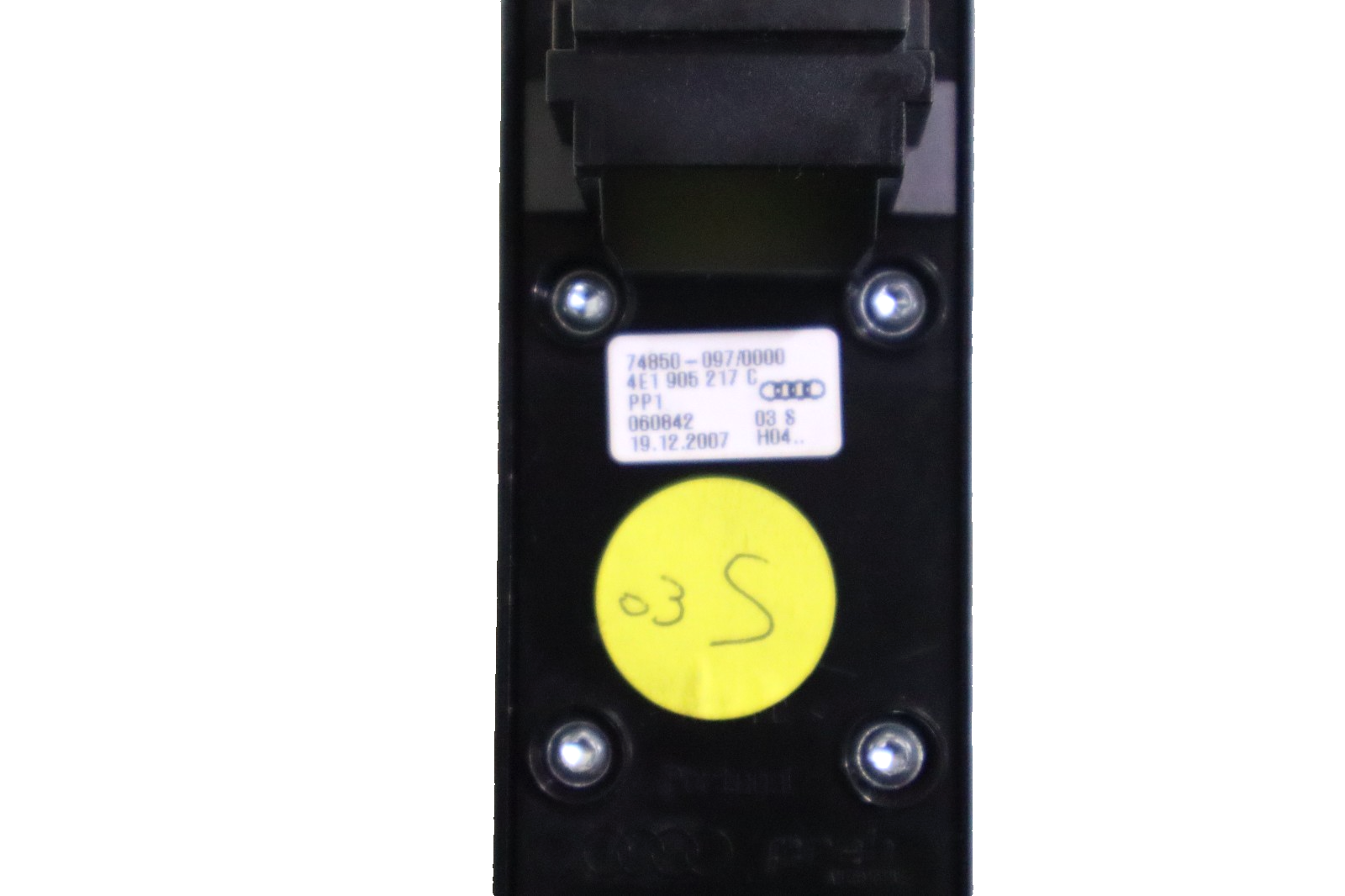 Audi A8 Quattro S8 2008-2010 OEM Start/Stop Button Switch w/Bracket - Image 9