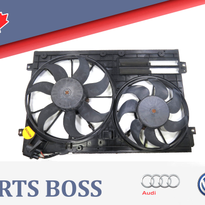 Audi Volkswagen  2005-2018 OEM Radiator Cooling Dual Fan Auxiliary Cooling Fan