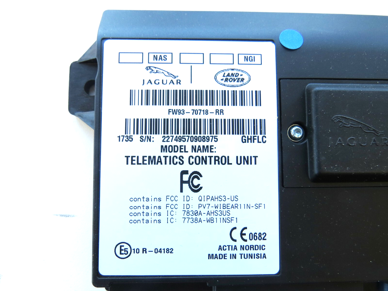 Communication Module Telemat Land Rover Jaguar 2012-2025 OEM NEW Telematics Communication Control ...