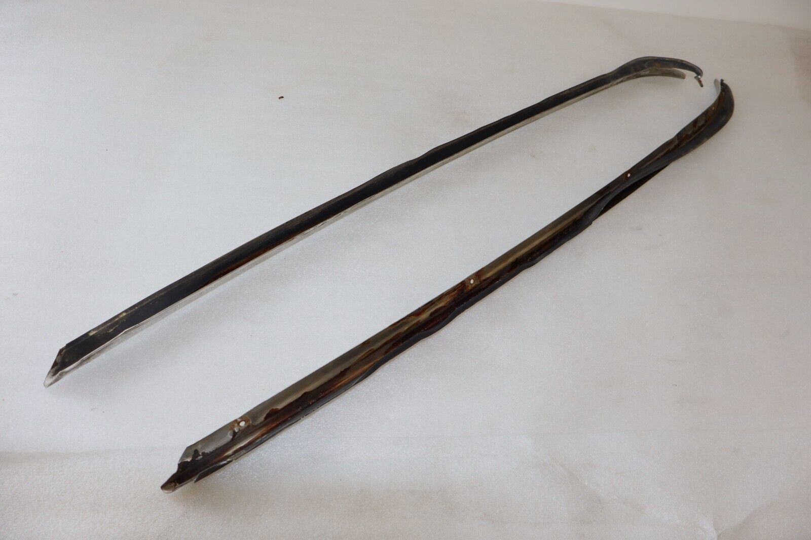 Bentley Rolls Royce 1981-1998 OEM Windshield Chrome Trim And Rain Deflectors - Image 6