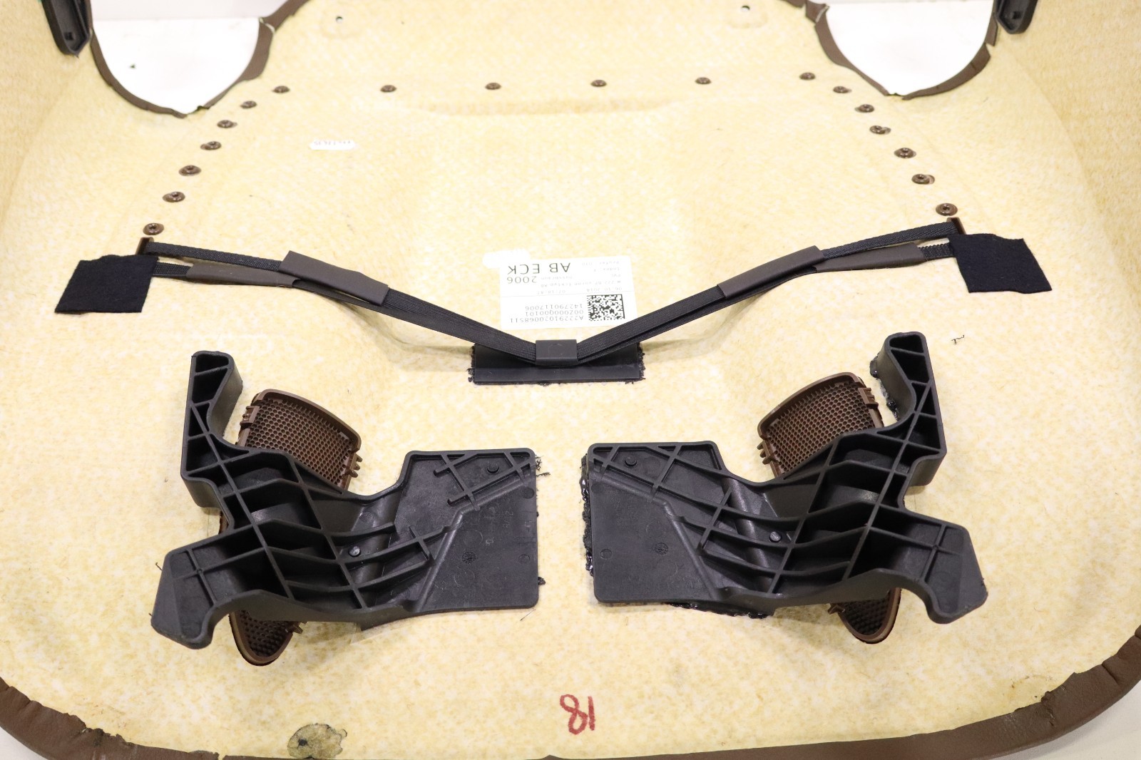 Mercedes S450 S550 S560 S600 S63 S65 W222 2014-2020 OEM Seat Back Panel Brown - Image 17
