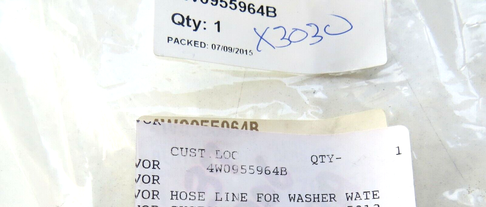 Bentley Continental GT GTC 2011-2018 OEM NEW Windshield Washer Fluid Line - Image 7