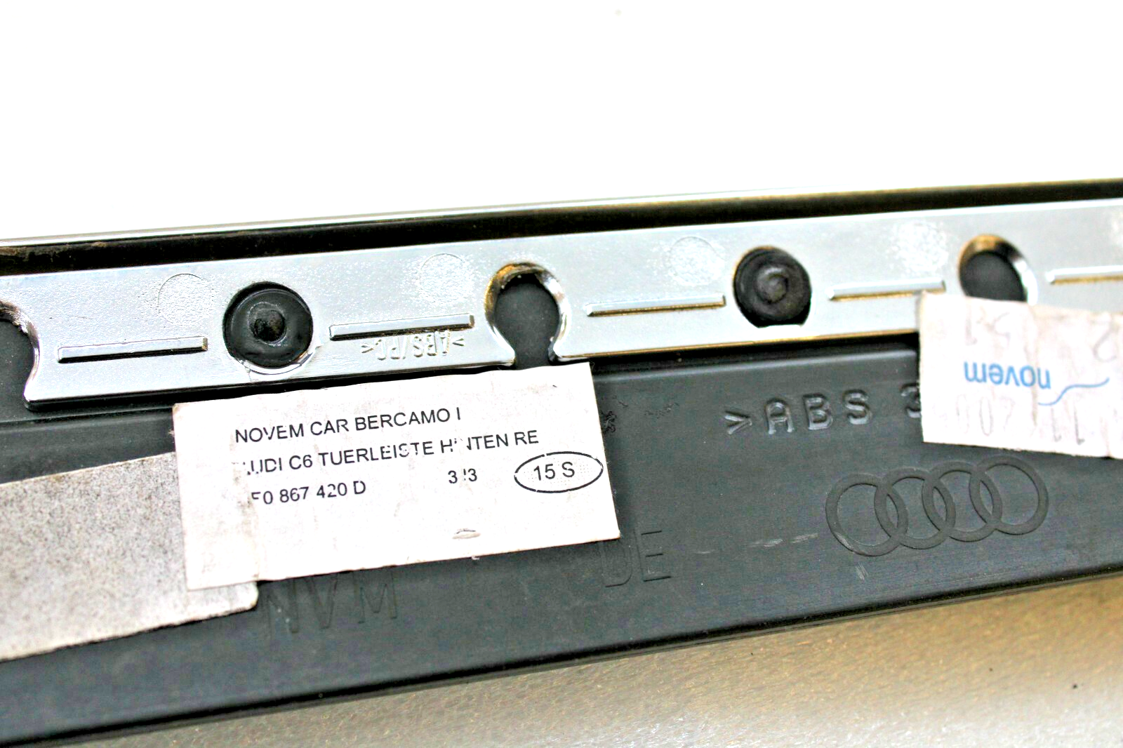 Audi A6 Quattro S6 2005-2011 OEM Interior Door Trim Molding Set Rear LH & RH - Image 11