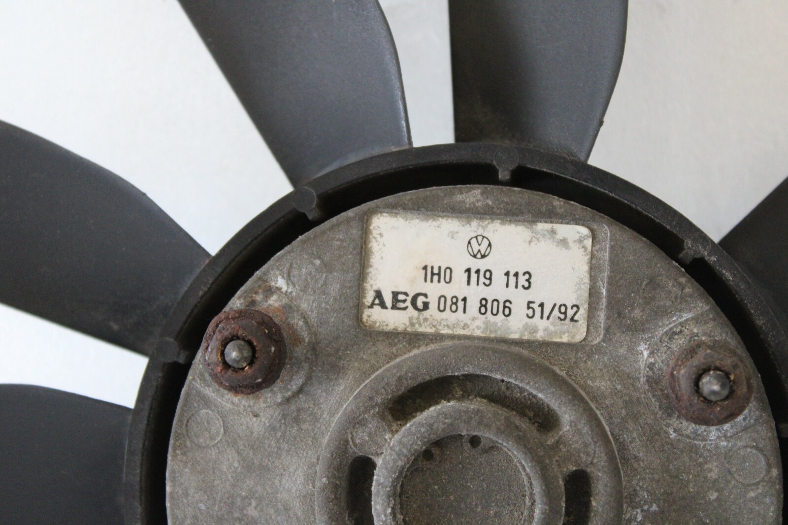 VW Golf Jetta Passat Cabrio 1997 1998 1999 2000 2001 2002 OEM Cooling Fan Blade - Image 11